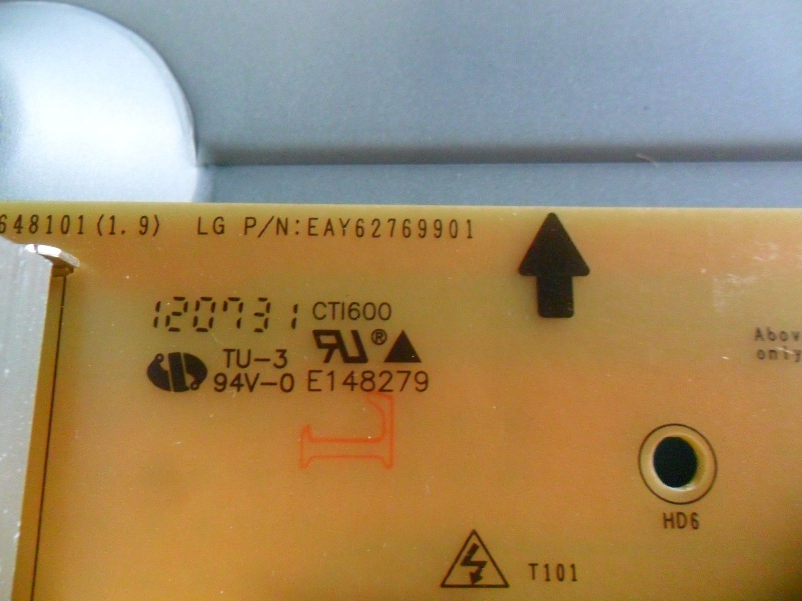 Netzteilplatine EAY62769901 Abstechen des 50 \"LG LED 50LS4000-Fernsehers